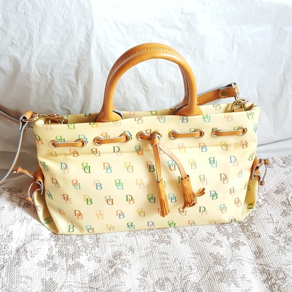 Dooney & Bourke Handbags - Dooney & Burke Yellow Signiture Design 2 in 1